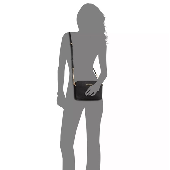 Michael Kors Leather Jet Set East West Crossbody - Picture 3 of 3